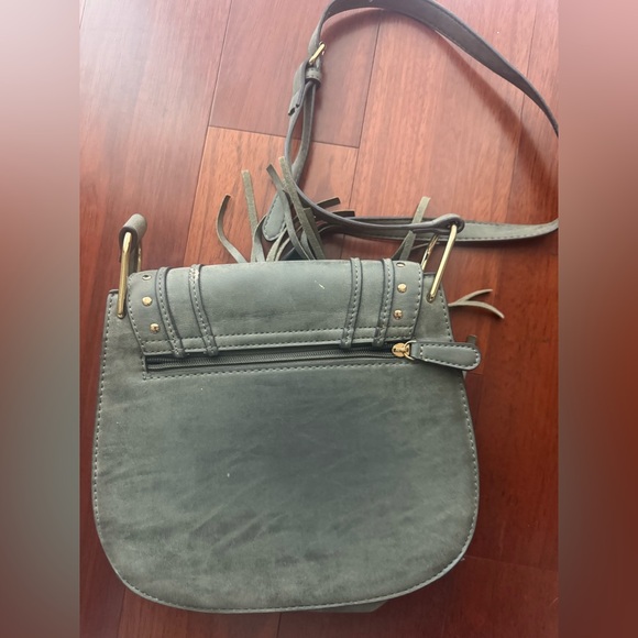 Olive green crossbody bag - Picture 3 of 4